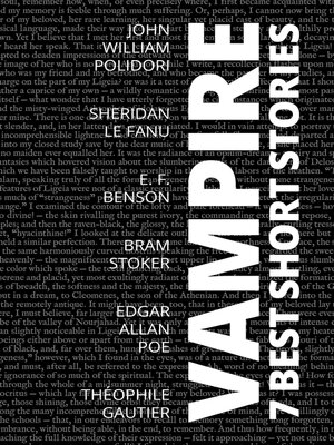 cover image of 7 best short stories--Vampire